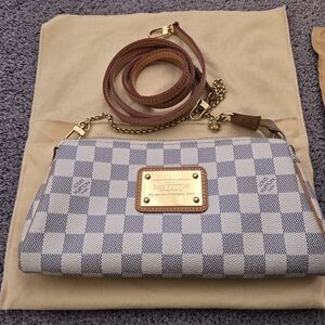 SOLD Louis Vuitton Eva Clutch Damier Azur